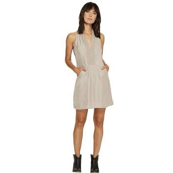 Union of angels Dresses & Skirts - Union of Angels Taupe Sleeveless Gia Dress Size L